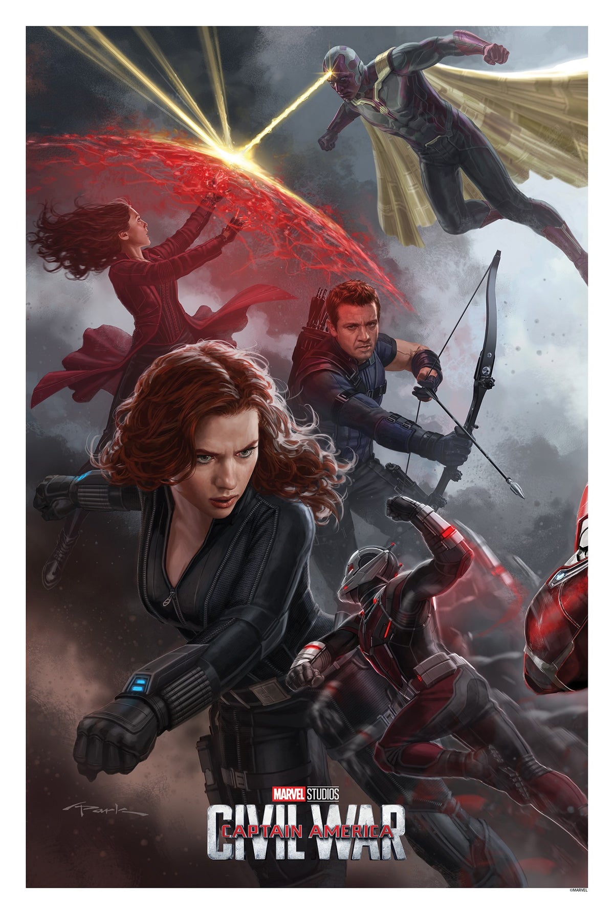 Captain America: Civil War (Part I) Marvel (Art Print)