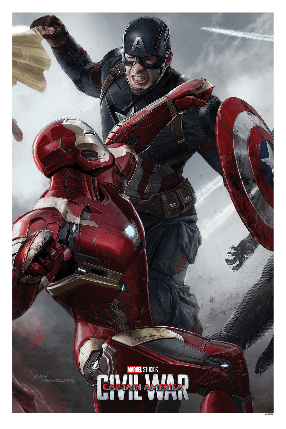 Captain America: Civil War (Part I) Marvel (Art Print)