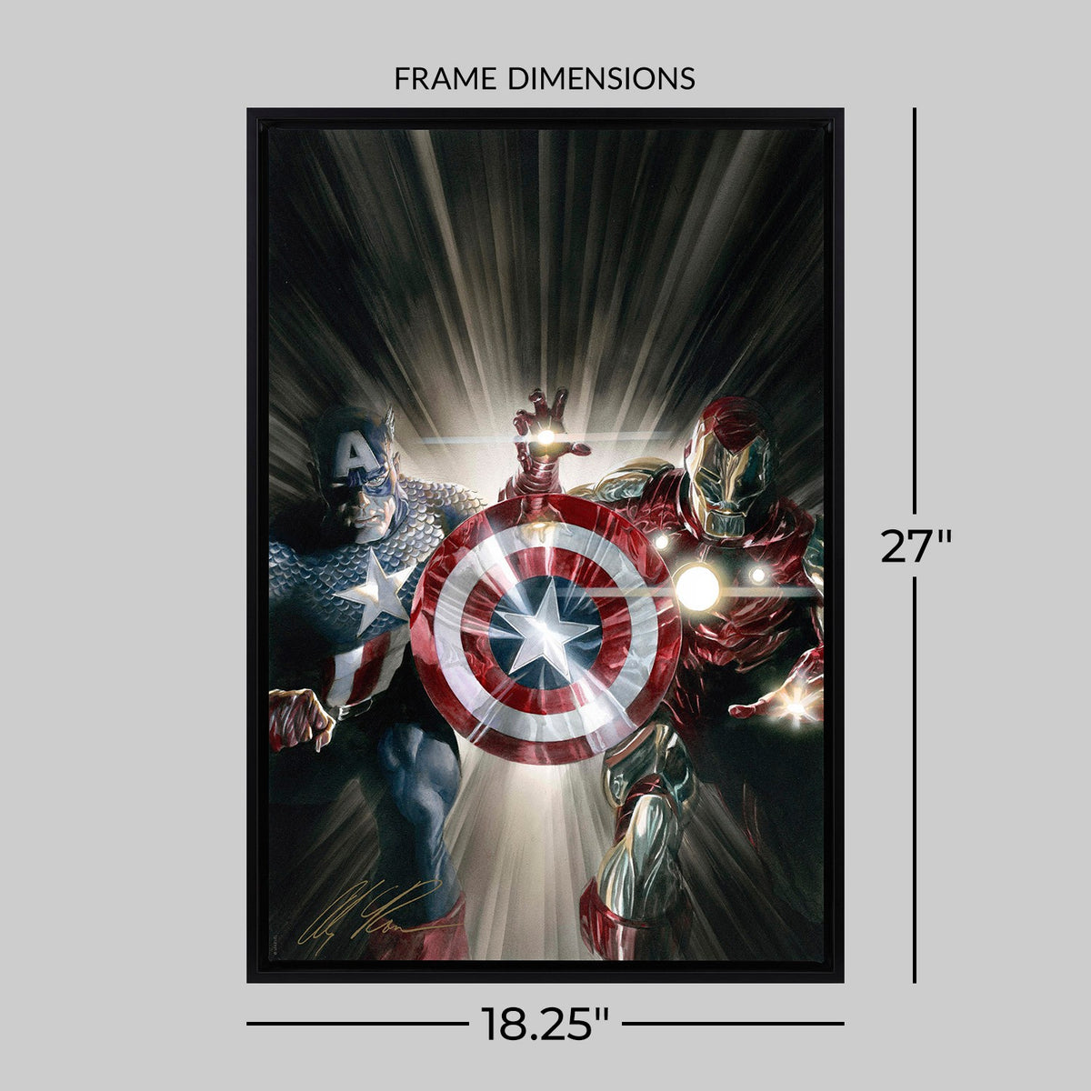 Captain America & Iron Man: Unstoppable Marvel (Art Print)