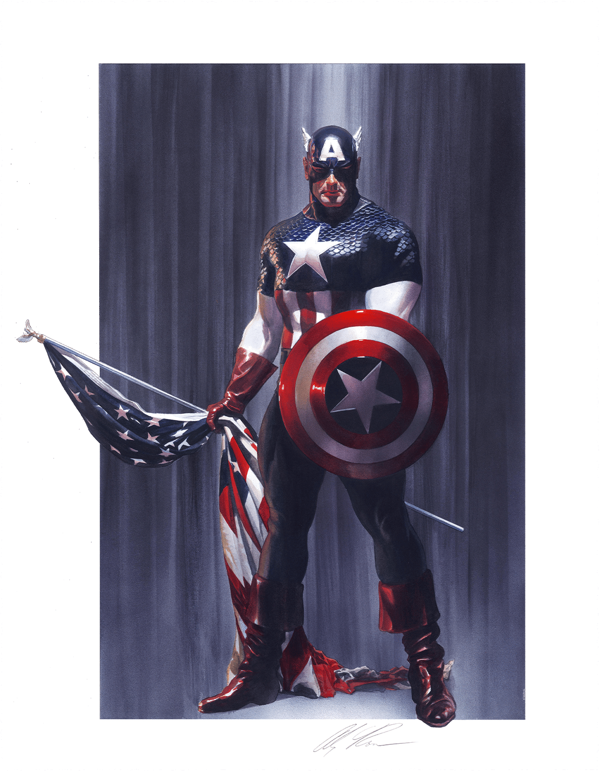 Captain America: Patriot Marvel (Art Print)