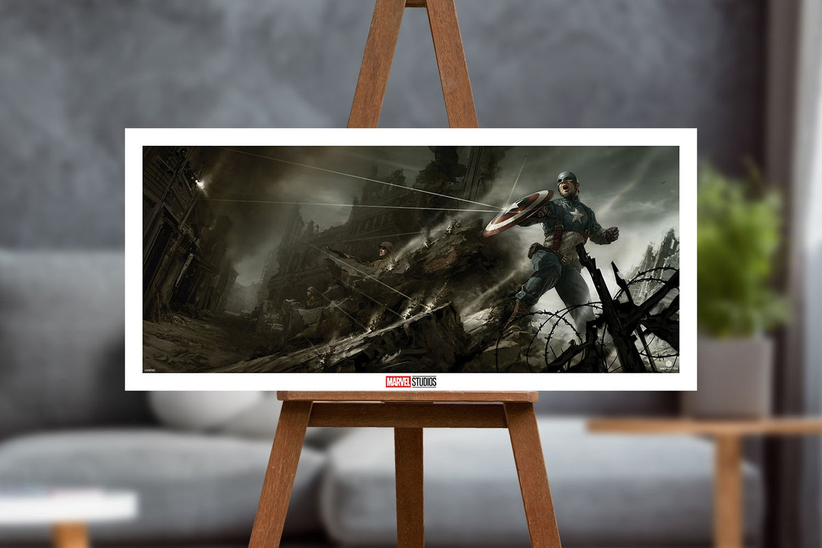 Captain America: The First Avenger Marvel (Art Print)