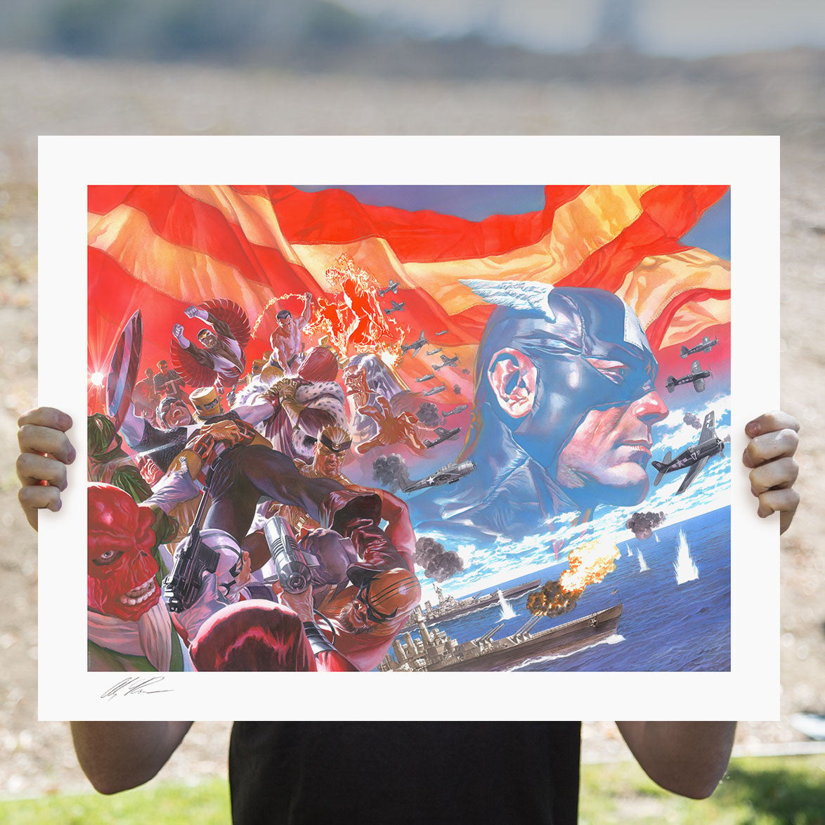 Captain America: Winter in America Marvel (Art Print)