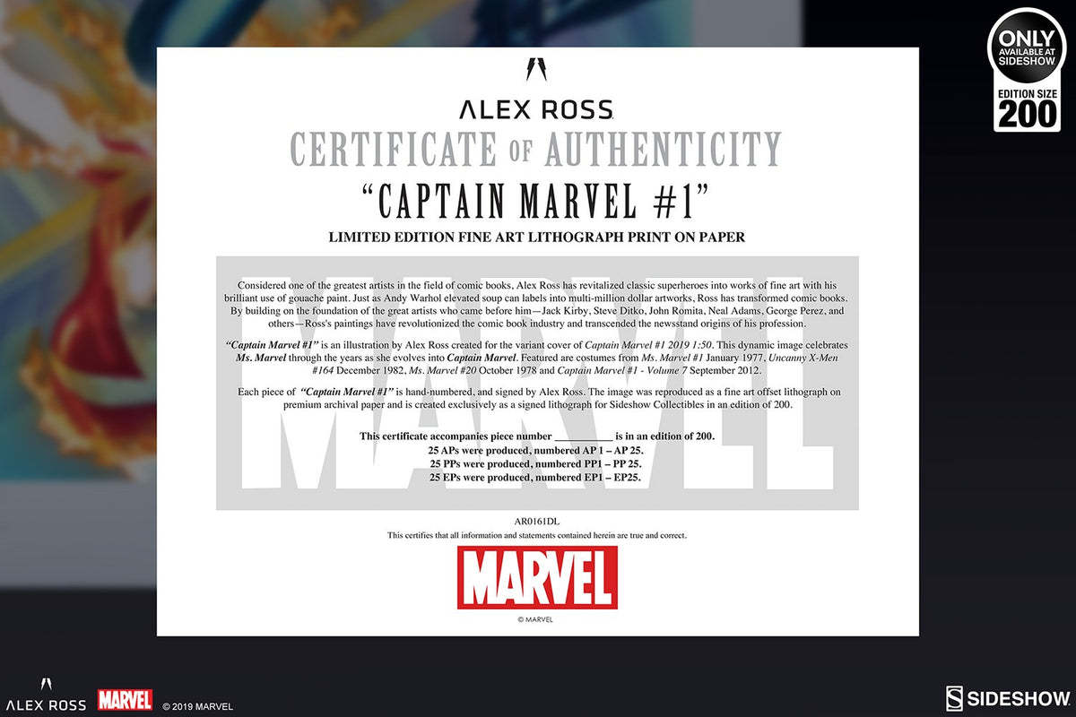 Captain Marvel #1 (Art Print)
