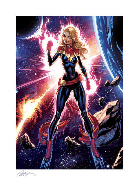 Captain Marvel (Art Print)