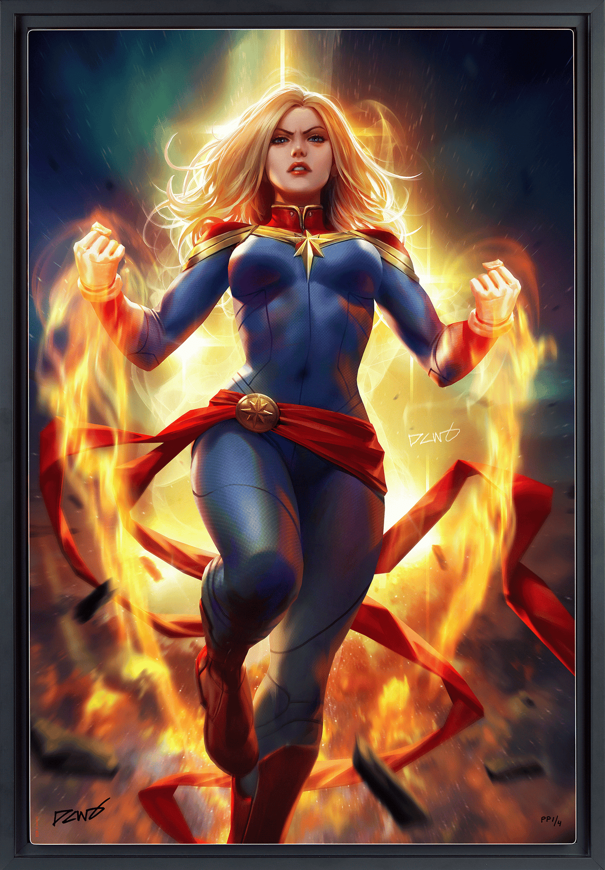 Captain Marvel (Art Print)