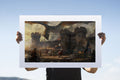Castle Defence Greg Rutkowski Dragon (Art Print)