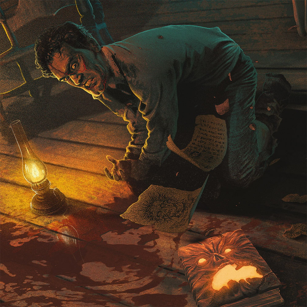 Evil Dead 2: Dead by Dawn Evil Dead II Ash Williams (Movie Poster)