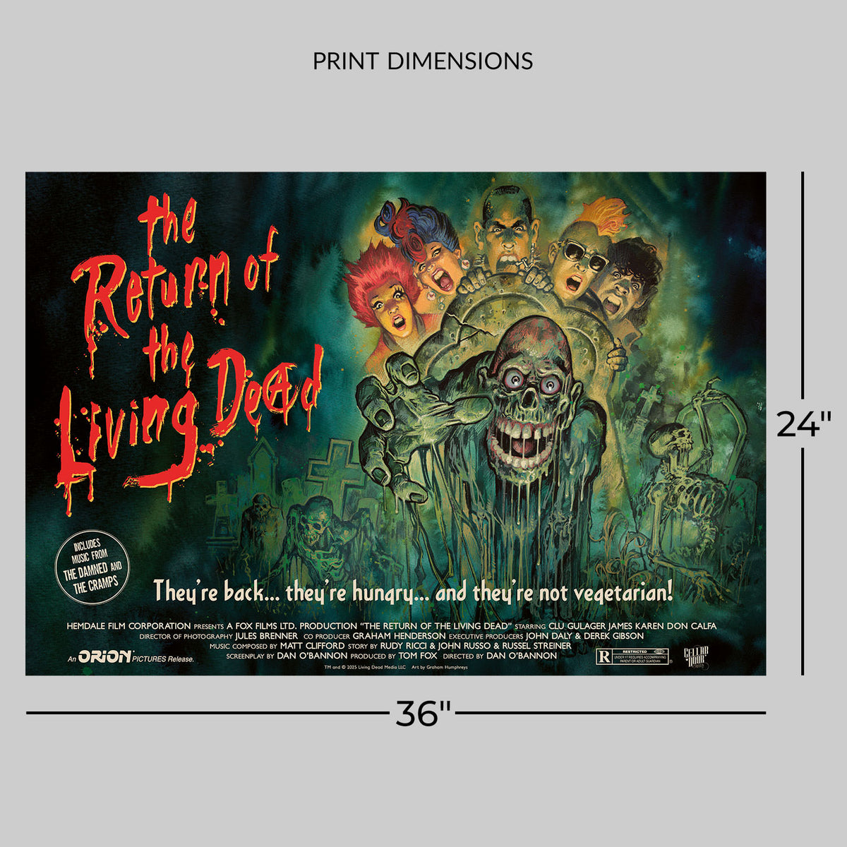 Return of the Living Dead Tarman (Movie Poster)