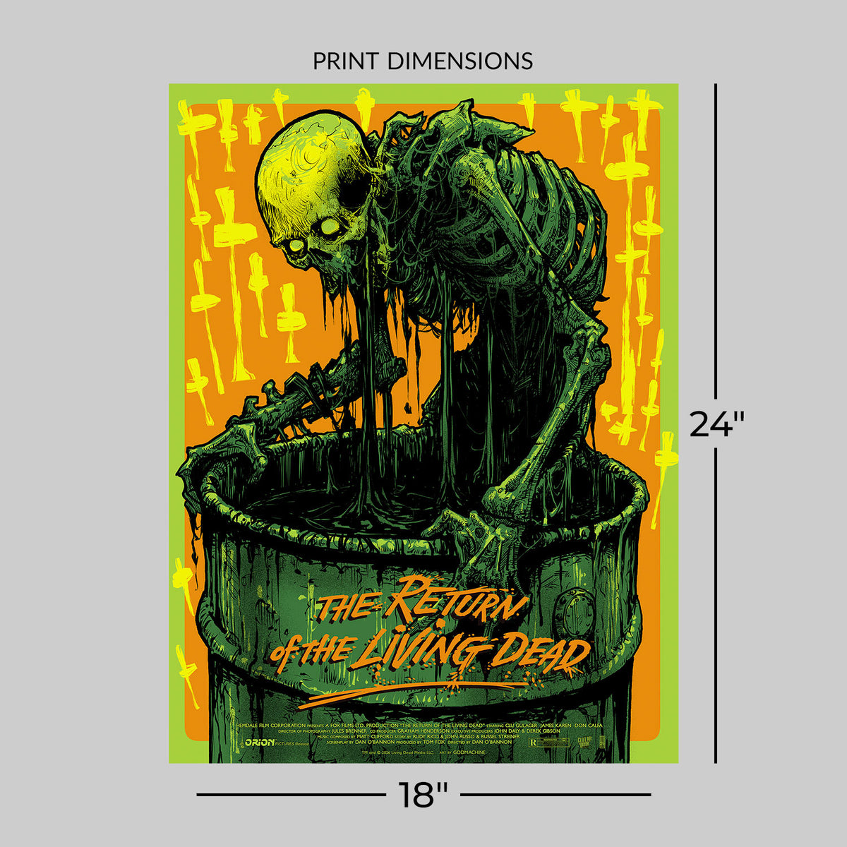 The Return of the Living Dead Tarman (Movie Poster)