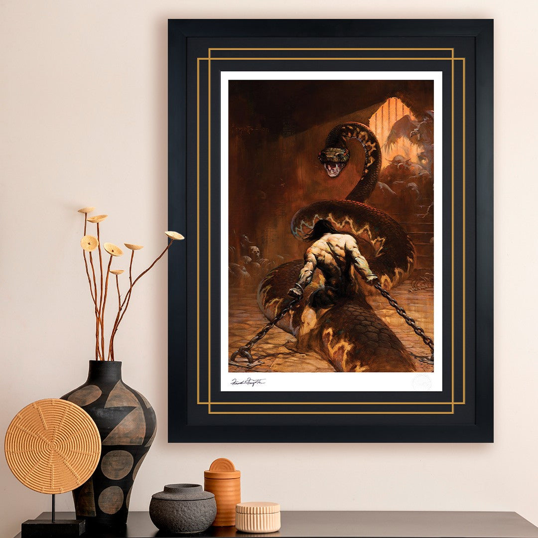 Chained Frank Frazetta (Art Print)