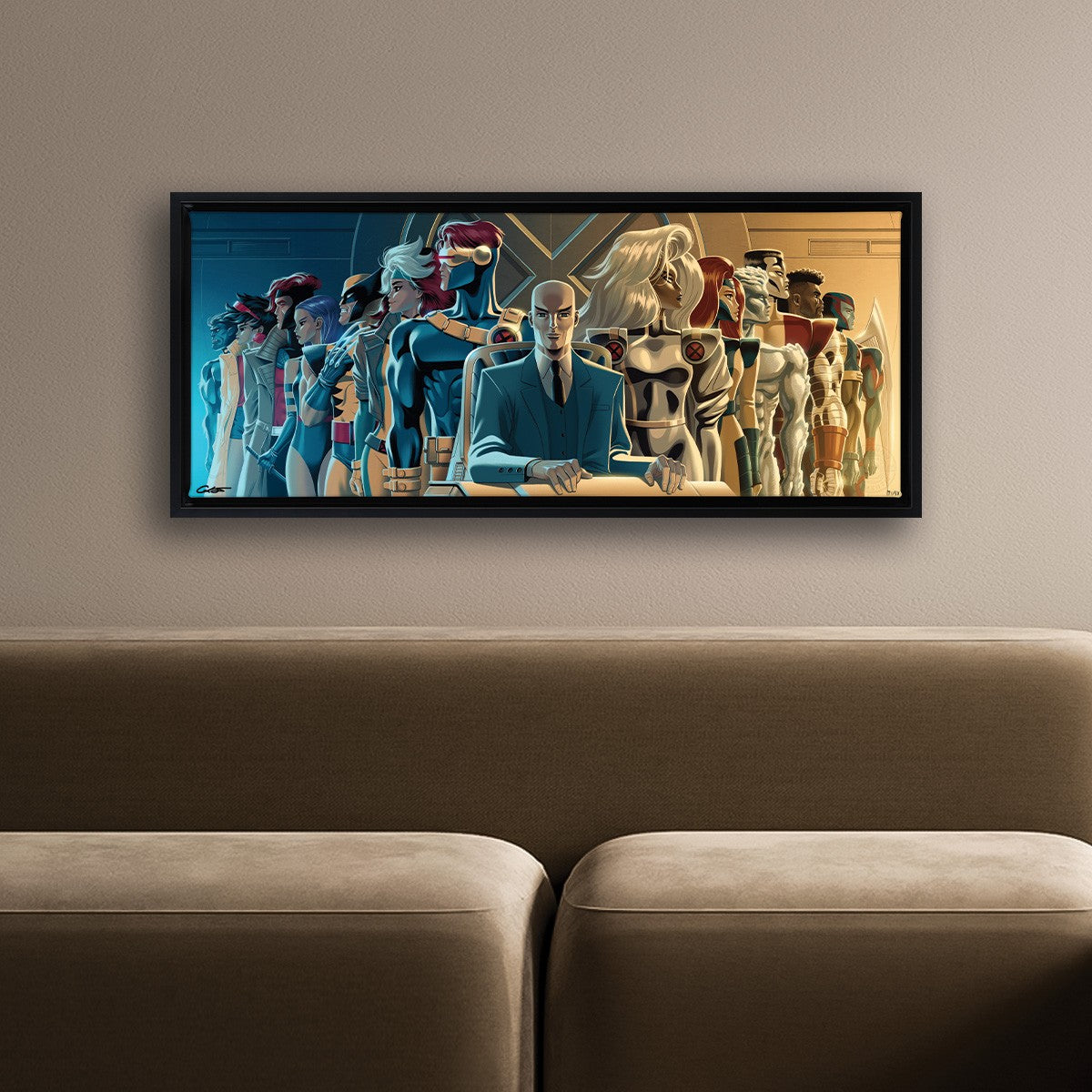 Charles Xavier and the X-Men Marvel (Art Print)