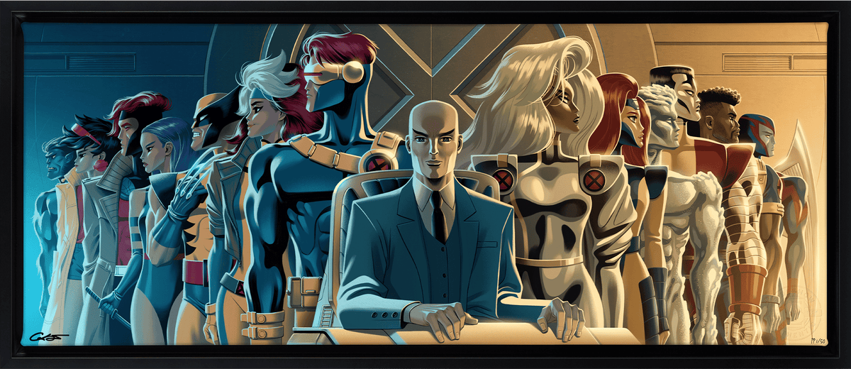 Charles Xavier and the X-Men Marvel (Art Print)