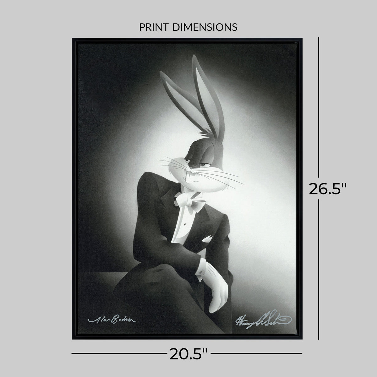 Portrait Series: Bugs Bunny Looney Tunes (Art Print)