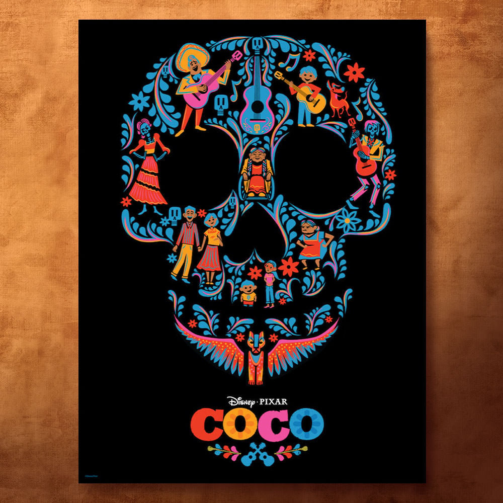 Coco (Skull Edition) Disney (Movie Poster)