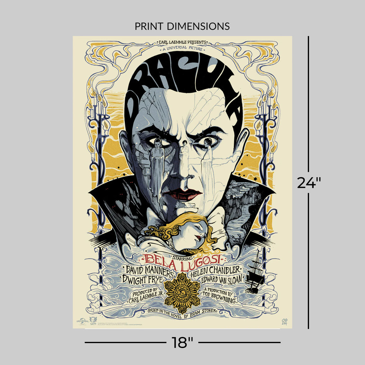 Dracula Universal Monsters (Movie Poster)