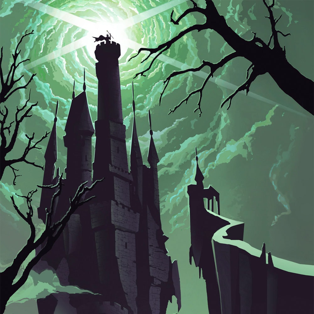 Approaching Maleficent's Castle Disney Maleficent Aurora (Art Print)
