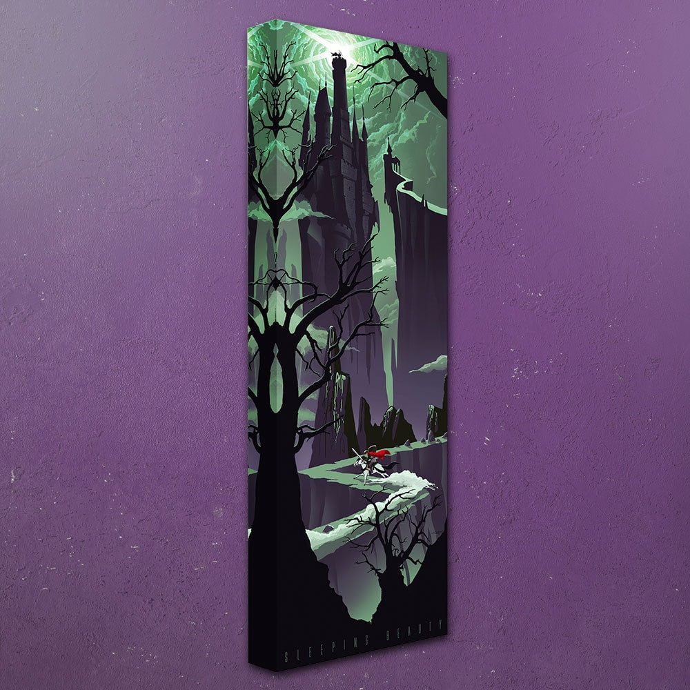 Approaching Maleficent's Castle Disney Maleficent Aurora (Art Print)