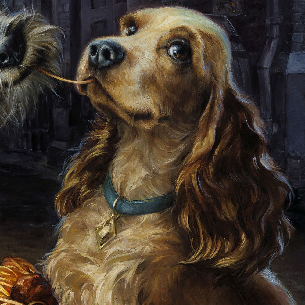 Belle Notte Disney Lady Tramp (Art Print)
