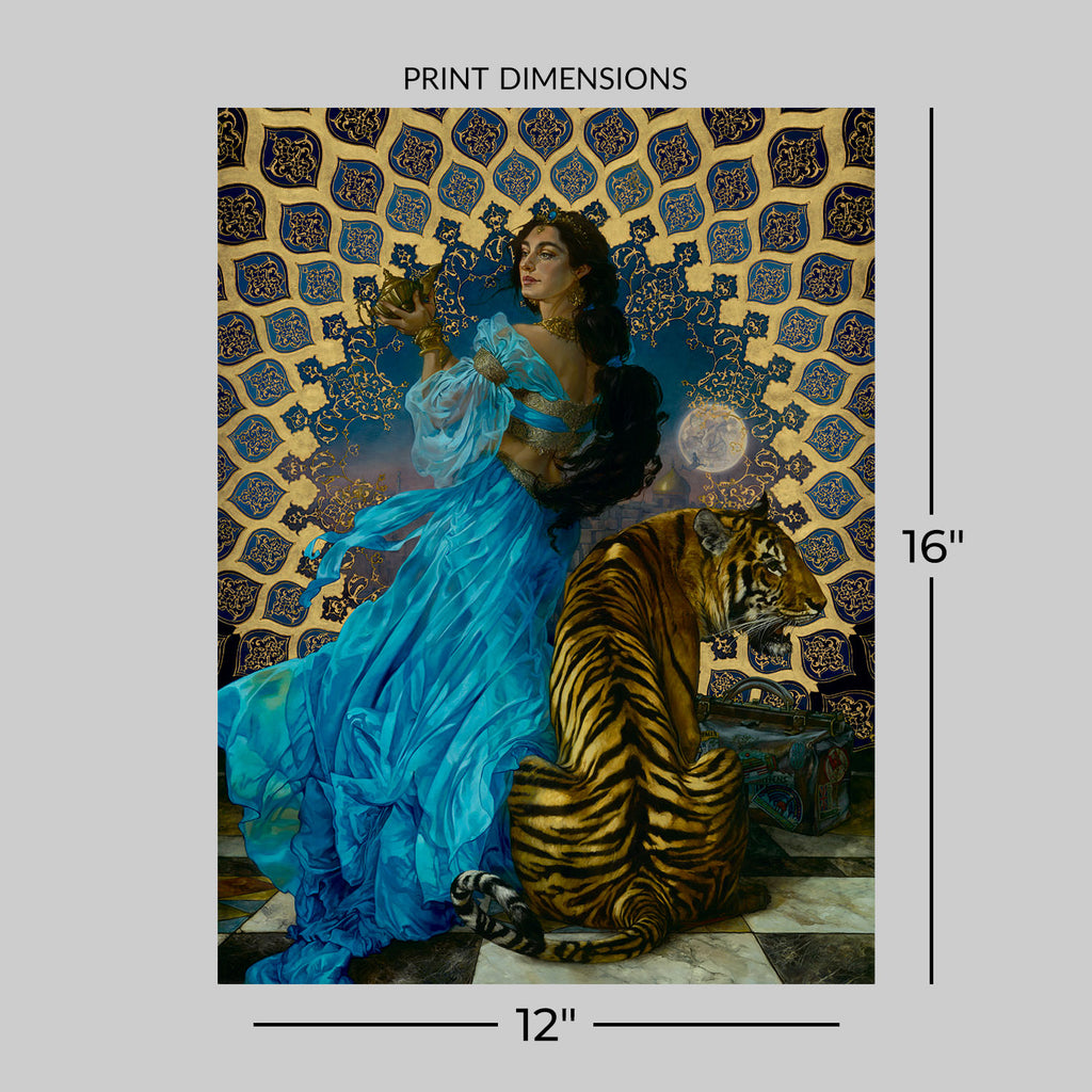 Truth Shall Set You Free Disney Princess Jasmine Rajah (Art Print)