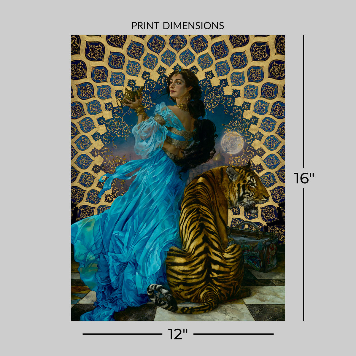 Truth Shall Set You Free Disney Princess Jasmine Rajah (Art Print)