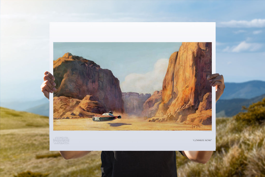 Commute Home Star Wars (Art Print)