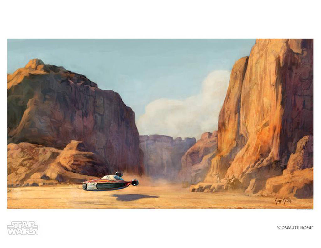 Commute Home Star Wars (Art Print)