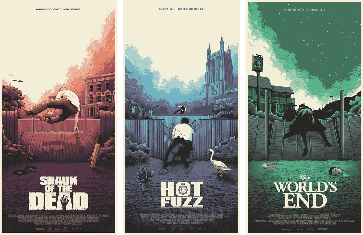 Cornetto Trilogy (Art Print)