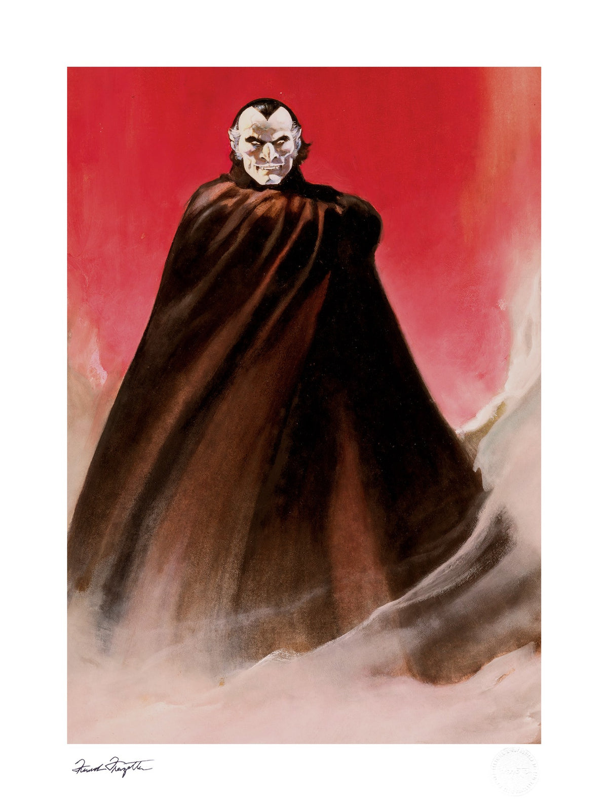 Count Dracula Frank Frazetta (Art Print)