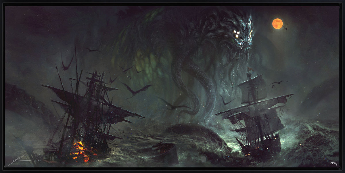 Cthulhu II Tentacles and Teeth (Art Print)