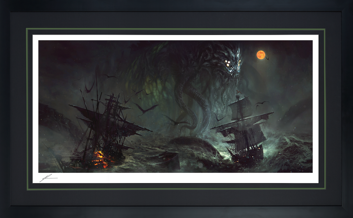 Cthulhu II Tentacles and Teeth (Art Print)