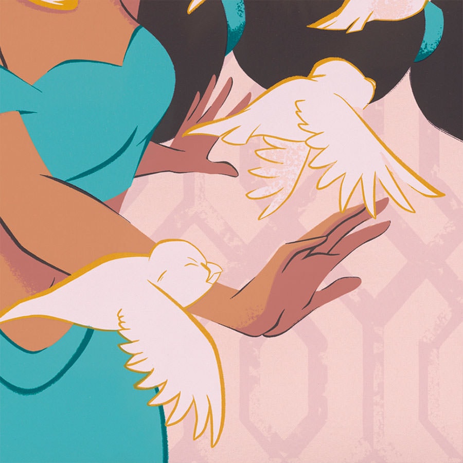 Aladdin Disney Princess Jasmine (Art Print)