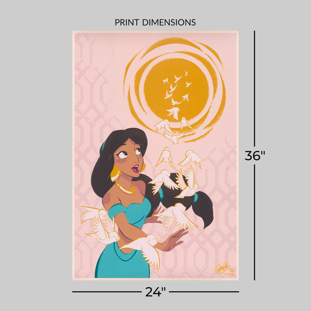 Aladdin Disney Princess Jasmine (Art Print)
