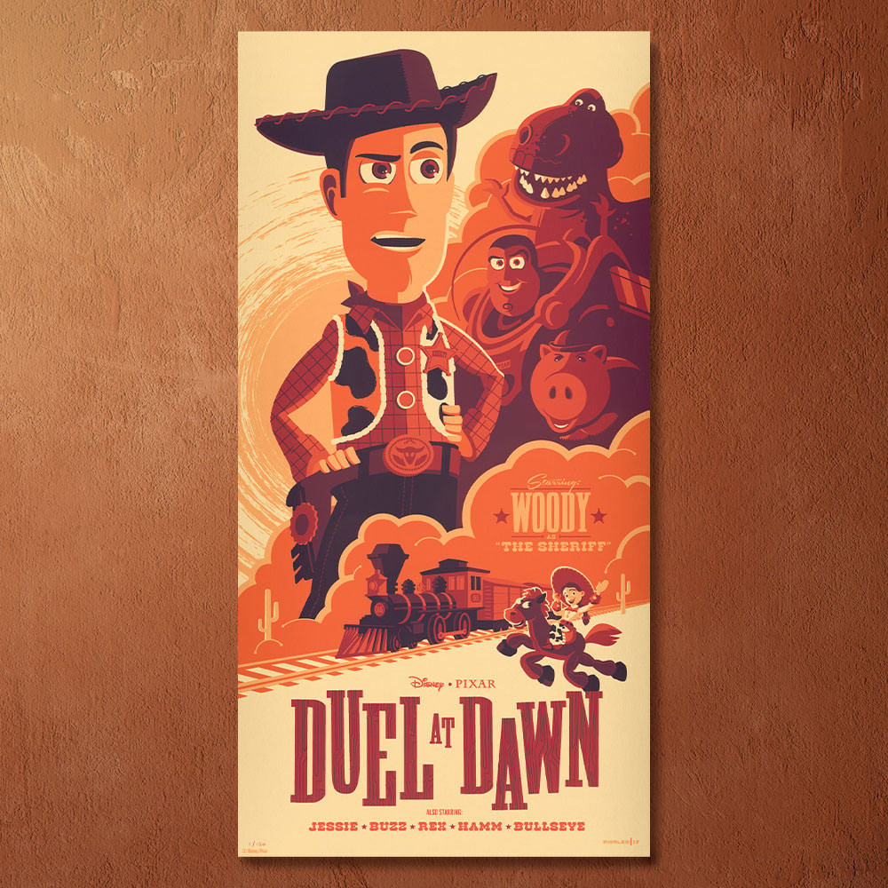Duel at Dawn (Toy Story 3) Evil Dr. Porkchop Variant Disney (Movie Poster)