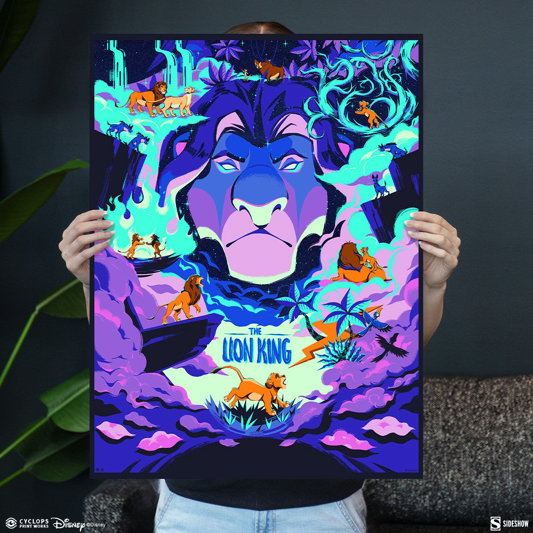 The Lion King: Circle of Life 30th Anniversary Disney Simba Mufasa (Movie Poster)