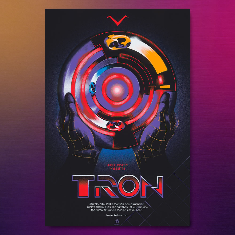 Tron (Primary Edition) Disney (Movie Poster)