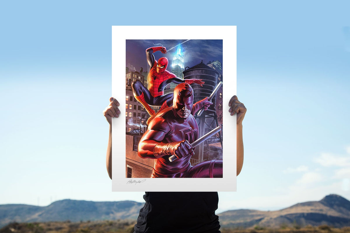 Daredevil & Spider-Man Marvel (Art Print)