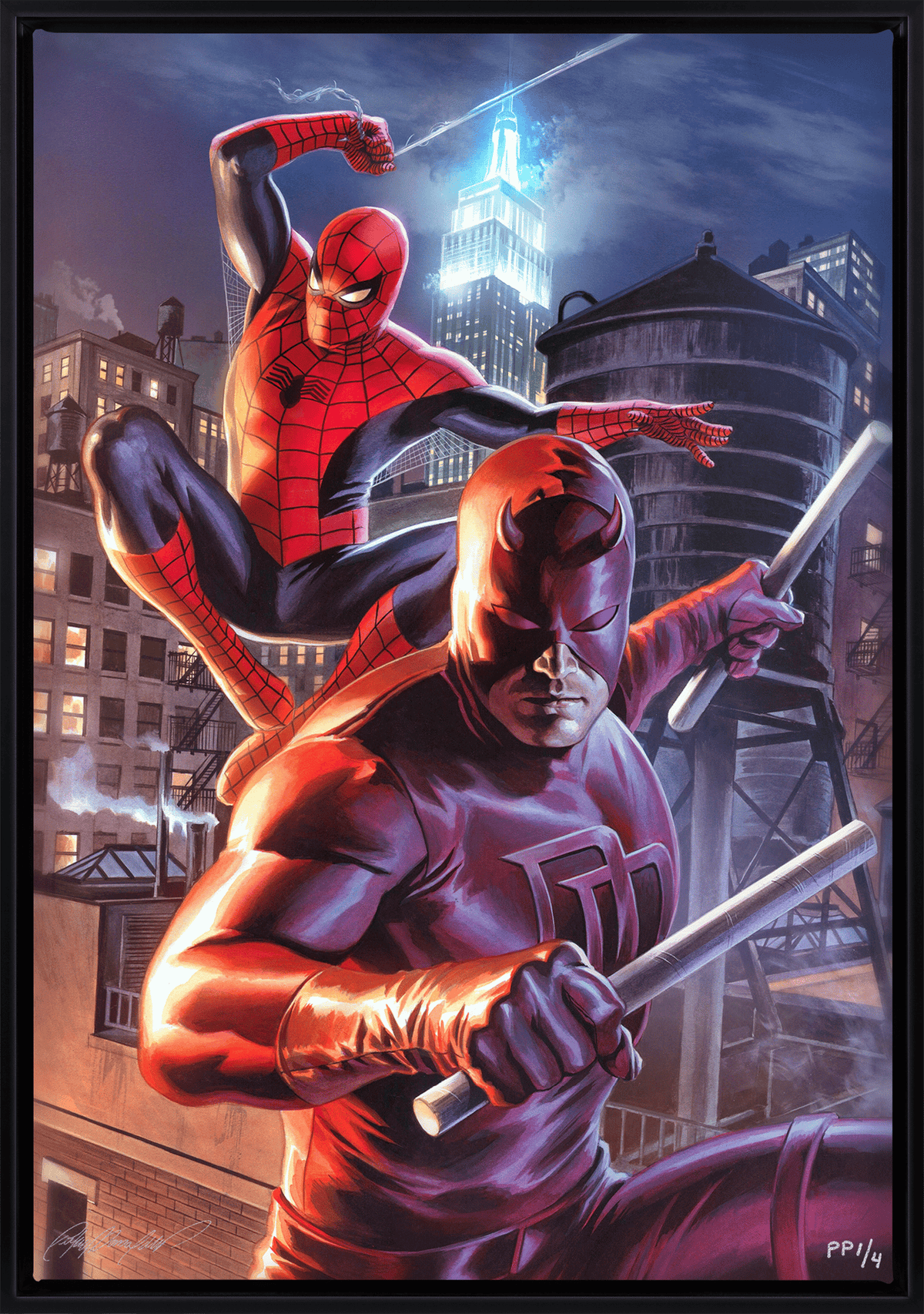 Daredevil & Spider-Man Marvel (Art Print)