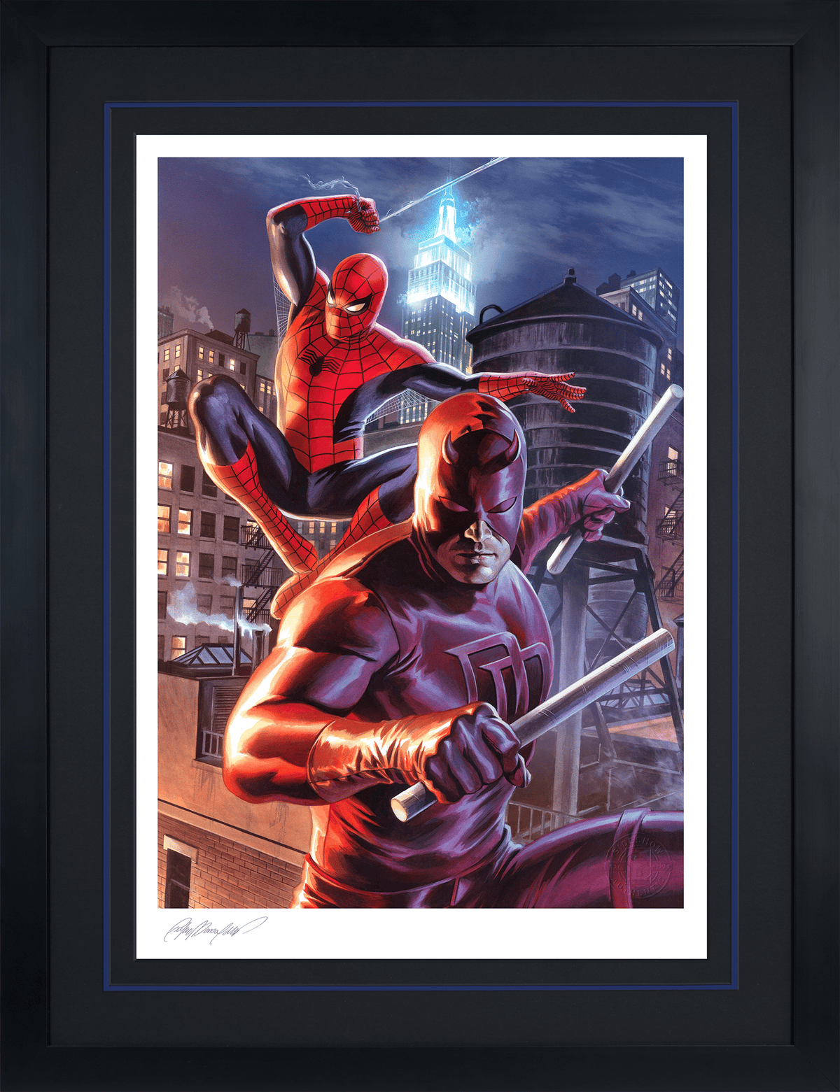 Daredevil & Spider-Man Marvel (Art Print)