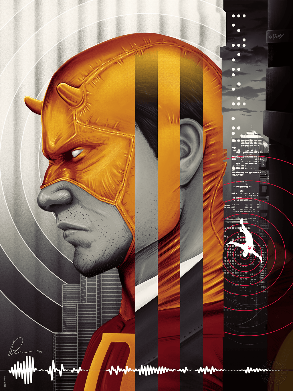 Daredevil: The Man Without Fear Marvel (Art Print)