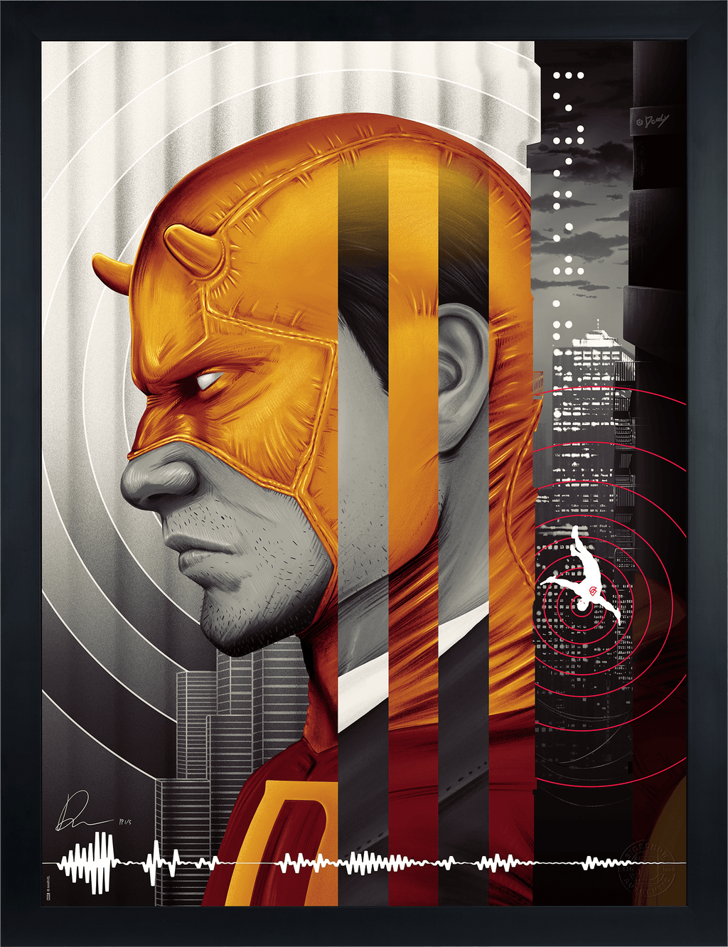 Daredevil: The Man Without Fear Marvel (Art Print)