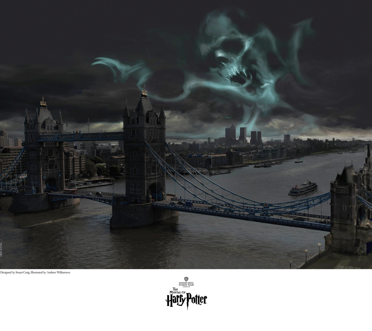 Dark Mark Over London Harry Potter (Art Print)