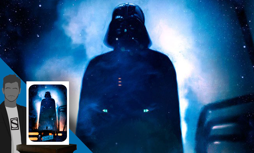 Dark Night Star Wars Darth Vader Luke Skywalker (Art Print)