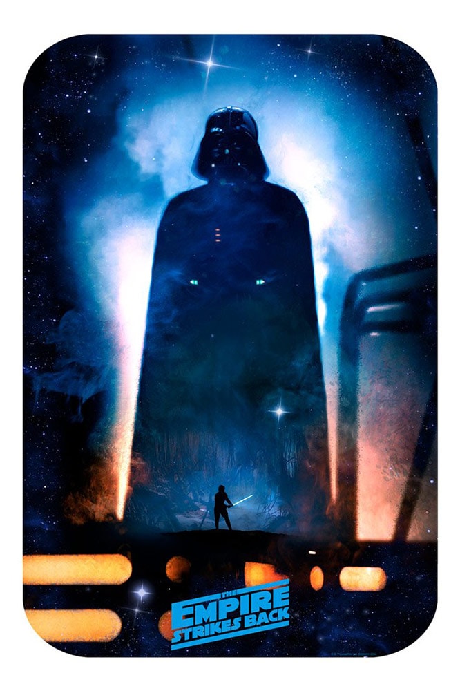 Dark Night Star Wars Darth Vader Luke Skywalker (Art Print)