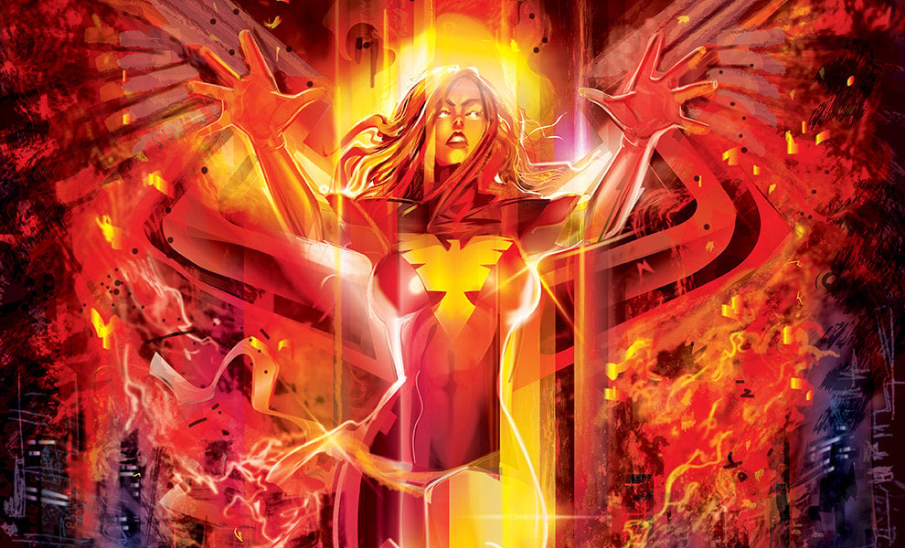 Dark Phoenix Marvel Dark Phoenix Jean Grey (Art Print)