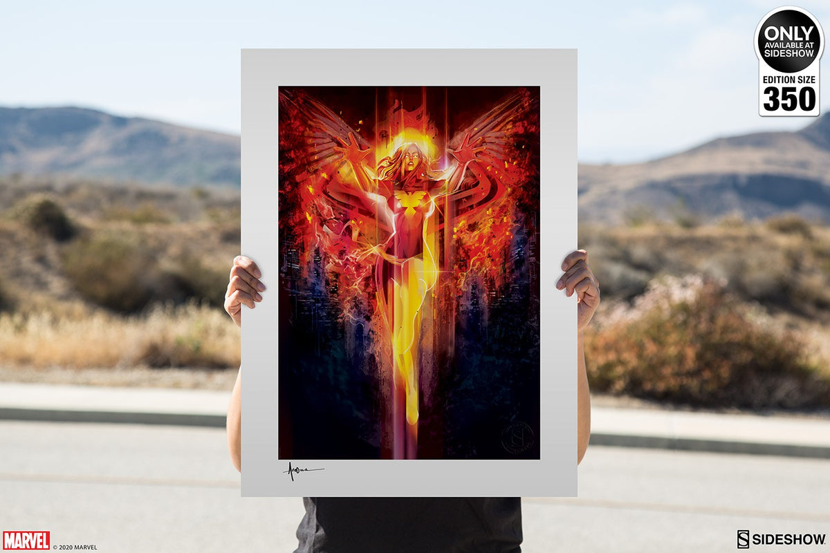 Dark Phoenix Marvel Dark Phoenix Jean Grey (Art Print)