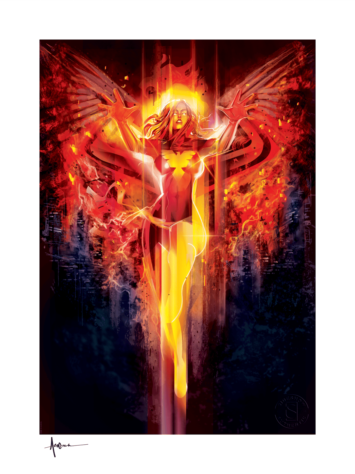 Dark Phoenix Marvel Dark Phoenix Jean Grey (Art Print)