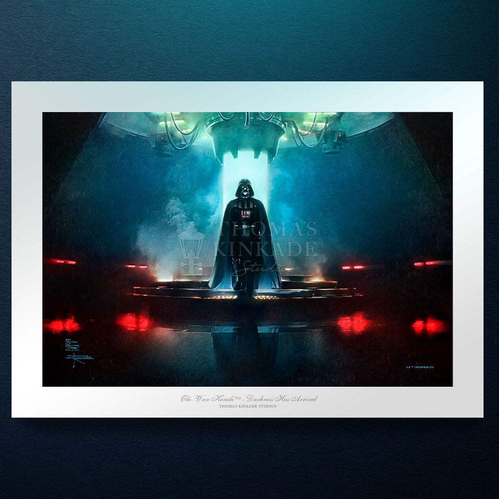 Darkness Has Arrived Star Wars Darth Vader (Art Print)