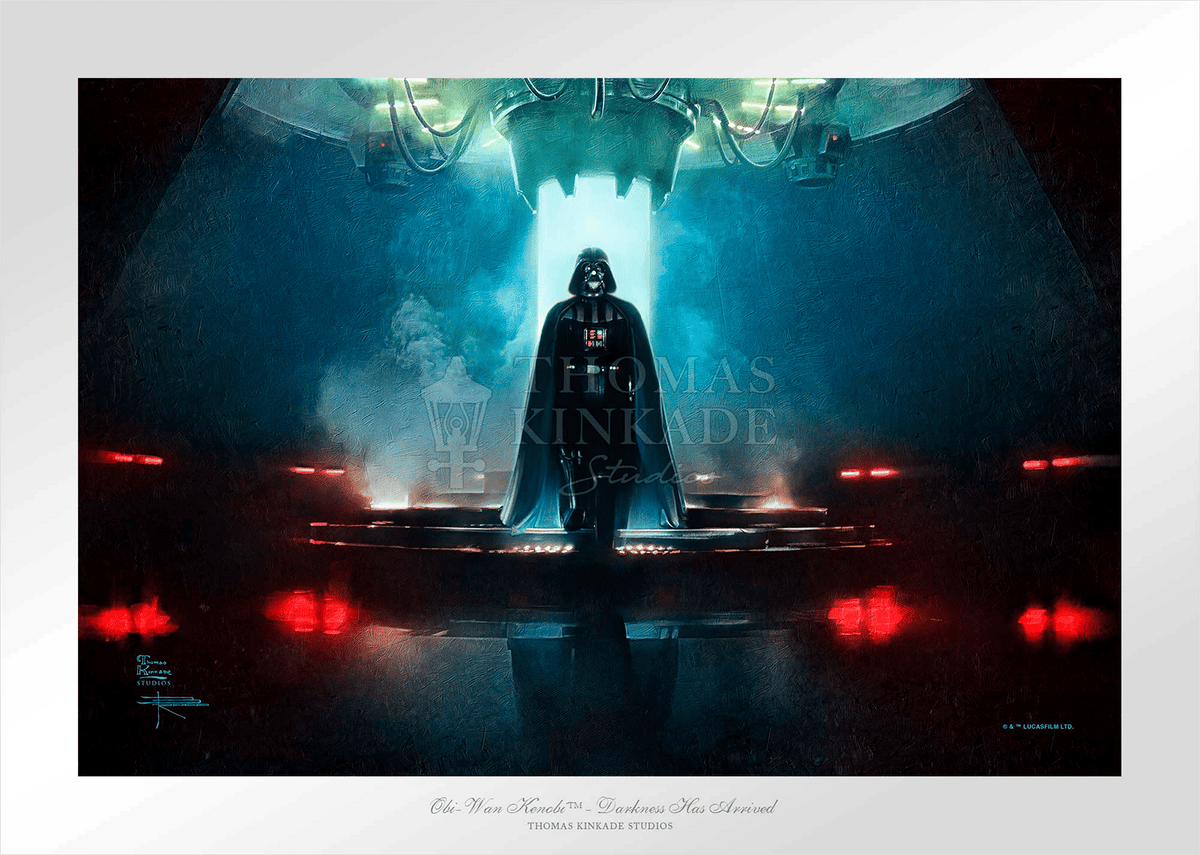 Darkness Has Arrived Star Wars Darth Vader (Art Print)