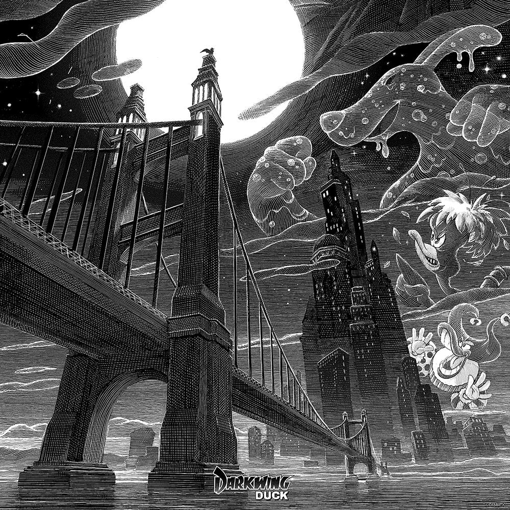 Darkwing Duck "The Terror That Flaps in The Night" Disney (Art Print)