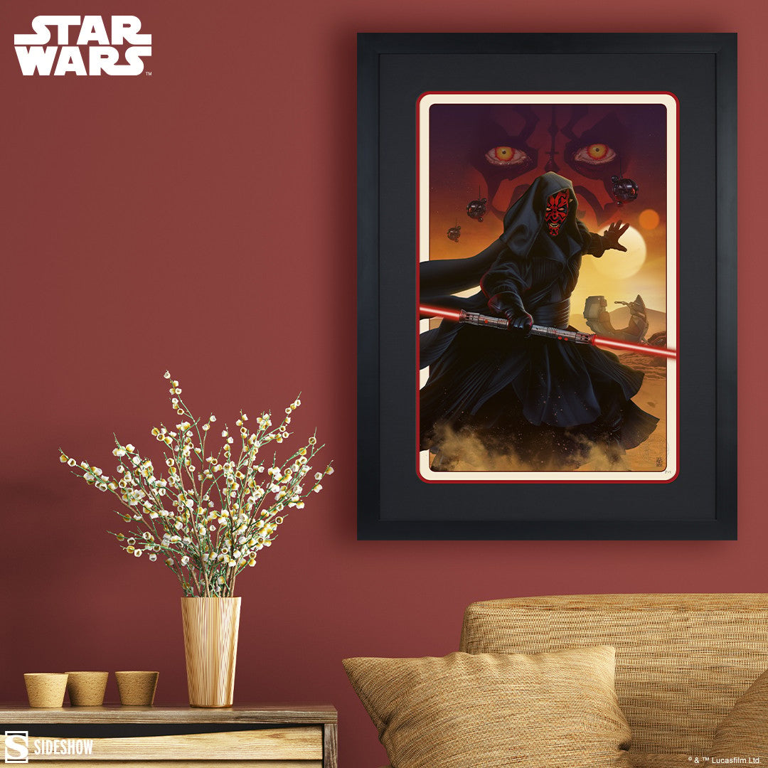 Darth Maul: The Phantom Menace Star Wars (Art Print)